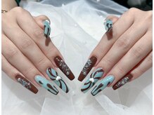 サロン ド ヴィエル(salon de Viel)/チョコミントネイル