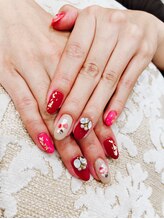 サロンドティアラ(salon de tiara)/冬、クリスマスネイル☆