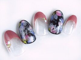 スモーキーピンクフラワー