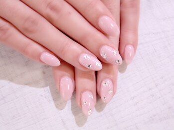 ラルネイル 大宮(Lull. nail)/*ヌーディー*クリスタル*
