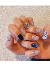 キキネイル 溝の口(kikinail)/リボンネイル/やり放題