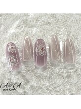 エーアンドエー 蕨店(A&A)/シンプルフラワーネイル