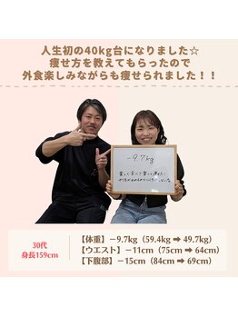 すずも整骨院 整体院/30代ダイエット実績