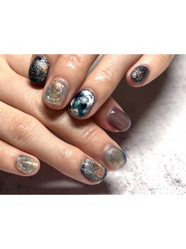 ショートネイルデザインが豊富