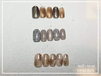 ネイルアンドアイラッシュ ルクソー ホテル日航福岡店(Nail&Eyelash LUXUEUX.)/【定額デザイン¥8800】