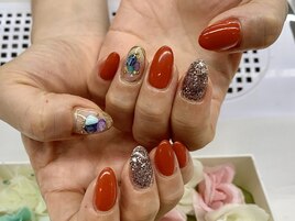 【前田】秋の人気シェルネイル