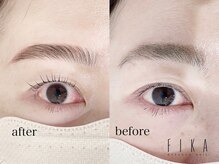 まつ毛エクステアンドネイル フィーカ 新松戸(FIKA)/パリジェンヌ&ハリウッドブロウ