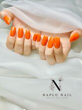 ナプラネイル(Naplu nail)/シンプル　ワンカラーネイル