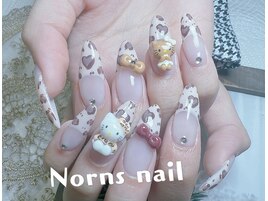 ヒョウ柄ネイル