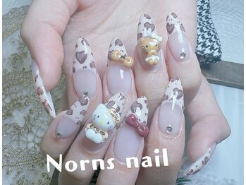 ヒョウ柄ネイル