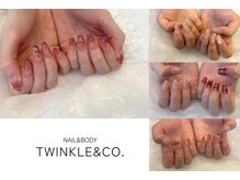 トゥインクル アンド コー(Twinkle&Co.)の雰囲気(ぷるマグ・ニュアンスNail・長さだし等様々なデザイン対応可能☆)