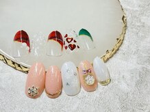ネイルサロン メイプル(Nail Salon maple)/チェック＆スノードーム
