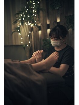 頭ん坊/本格的な足裏マッサージも