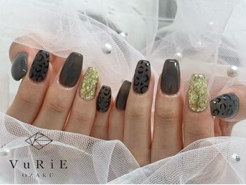 ヴリエ 小作店(VURIE)/ヒョウ柄ネイル