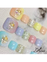 ネイルズアジュール アピタ新潟西店(Nailz Azur)/フット　定額デザインBコース