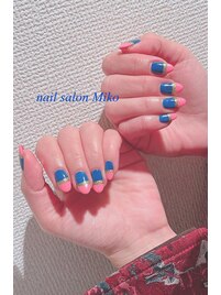 パラジェル　バイカラーネイル