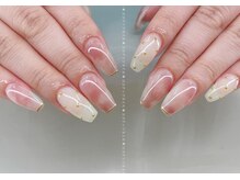 ココナッツネイル/ニュアンスネイル
