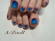 アズール(A/ZOOR)/フットネイルグラデーション