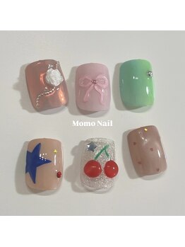 フィルイン/フット/親指アート