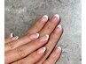 Hand【フレンチネイル（クリアベース）】