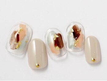 ルピナス(Lupinus)の写真/毎月増える豊富なデザインでお気に入りの指先に*シンプルで可愛いデザイン多数【シンプルデザイン¥7000】