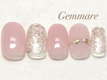 ジェンマーレ 青葉台店(Gemmare)/シンプルリボンネイル