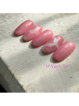 大人可愛い☆ハートネイル