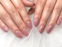 ハズグラスネイル(Haze Grass nail)/大人ピンクカラー