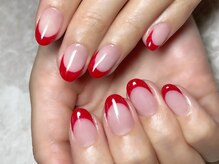 レディグリッター(Lady glitter)/REDフレンチ