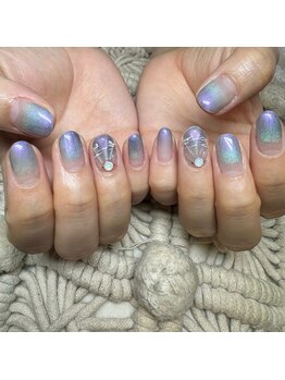 リリフリー(riri Free)/マーメイドネイル 海ネイル