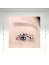 eyelash perm × eyebrow styling