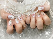 ネイルアンドまつげエクステ リッチエイト 原宿店(Rich8)/クリスマス★雪だるまネイル