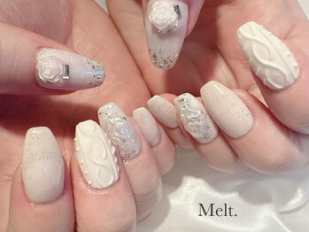 メルト(Melt.)/ニットネイル♪つけ放題¥12800