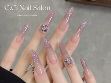 シーシーネイルサロン 池袋(C.C.Nail salon)/長さ出しグラデーション