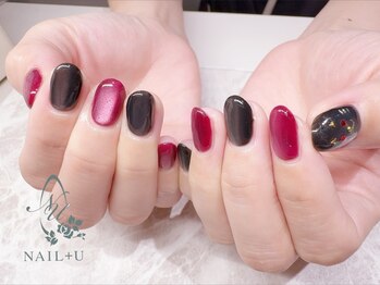ネイルプラスユウ(NAIL+U)/黒猫ハロウィン