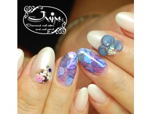 ジュジュ(Juju)/水彩紫陽花ネイル