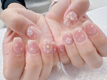 ラルネイル 大宮(Lull. nail)/＃ちゅるん＃チーク＃お花