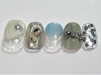ネイルメゾン 渋谷店(NAIL MAISON)/サマーニュアンス¥9000