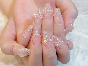 デコール 心斎橋(DECOR)/オーロラリボンp-るネイル