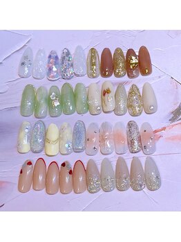 ガーランド オブ テイスティ(garland of Tasty)の写真/【初回ジェルオフ無料】デザイン探しに迷ったら定額コースがおススメ♪SNS映えするデザインを多数ご用意！