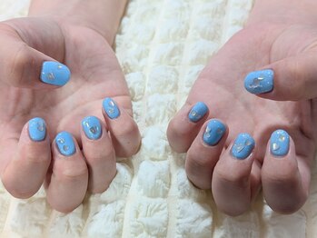 リ イノ ネイル ダツモウ(Re:ino)/エレクトリックブルーネイル♪