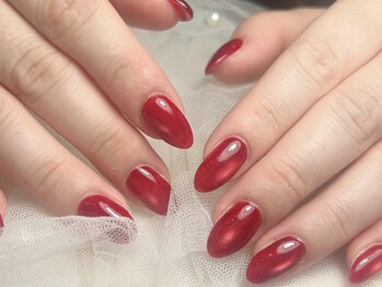 ジョアネイル(JOA Nail)/マグネット/赤/シンプル