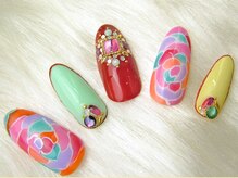 アンジェヴォーグ 名古屋本店(Angevogue)/フェミニン　ビッグローズ