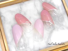 アンベリール 横浜店(Embellir)/(1371)斜めラメフレンチネイル
