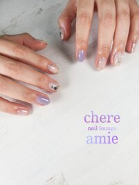 ニュアンスネイル♪　￥8200