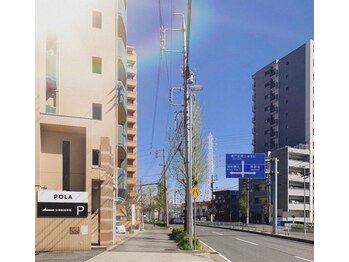 ポーラ ザ ビューティ 千代田橋店(POLA THE BEAUTY)/大きな通りにあるポーラ