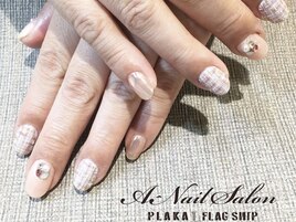 ツイードnail