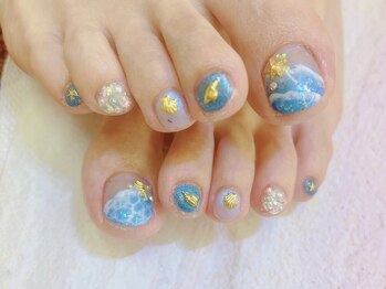 ネイルサロン ジェイ(Nail Salon J)/フット貝殻ネイル／シェルネイル