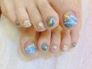 フット貝殻ネイル／シェルネイル
