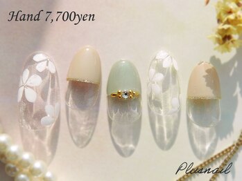プラスネイル 池袋西口店(PLUS NAIL)/【2978】フラワーネイル